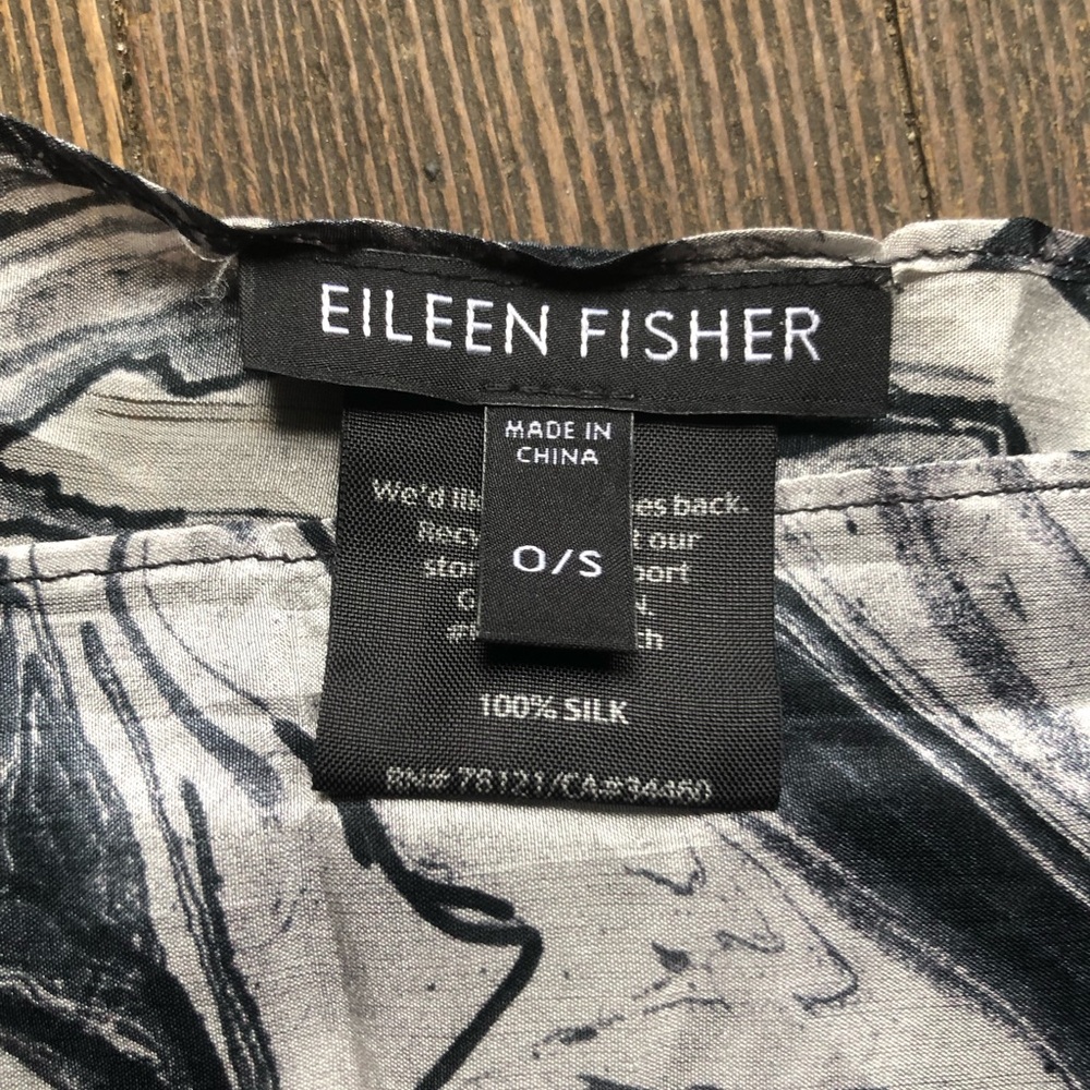 Eileen fisher silk scarf